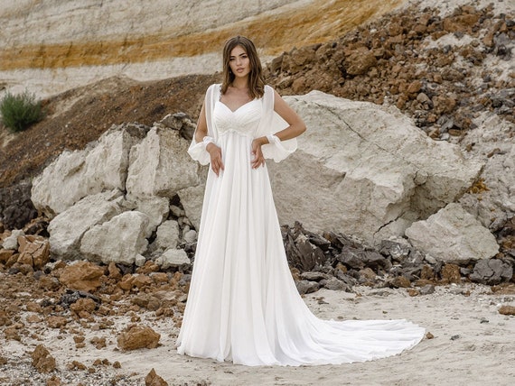 grecian wedding dress