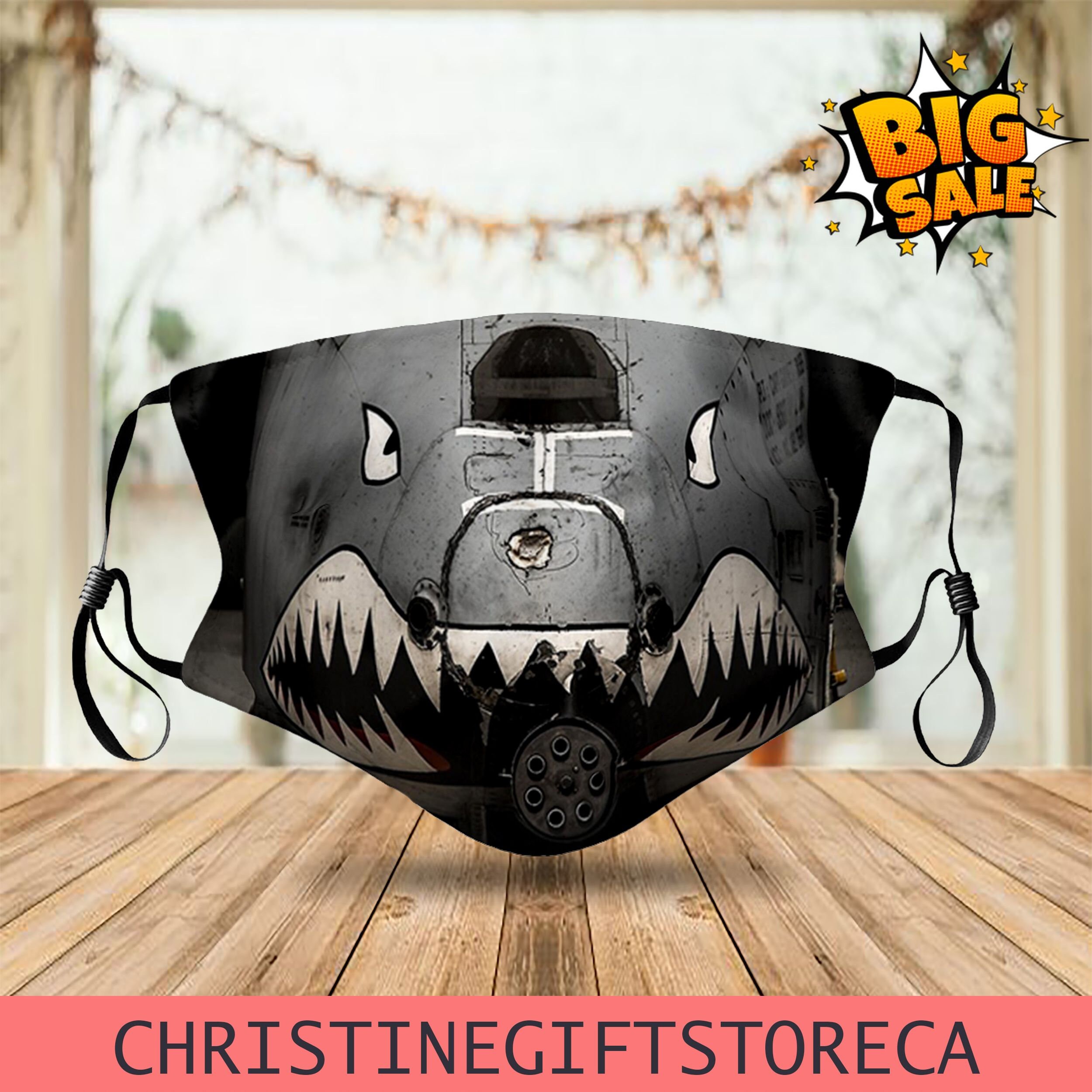 A10 Warthog Nose Mask Combat Aircrafts Mask planes Mask Etsy