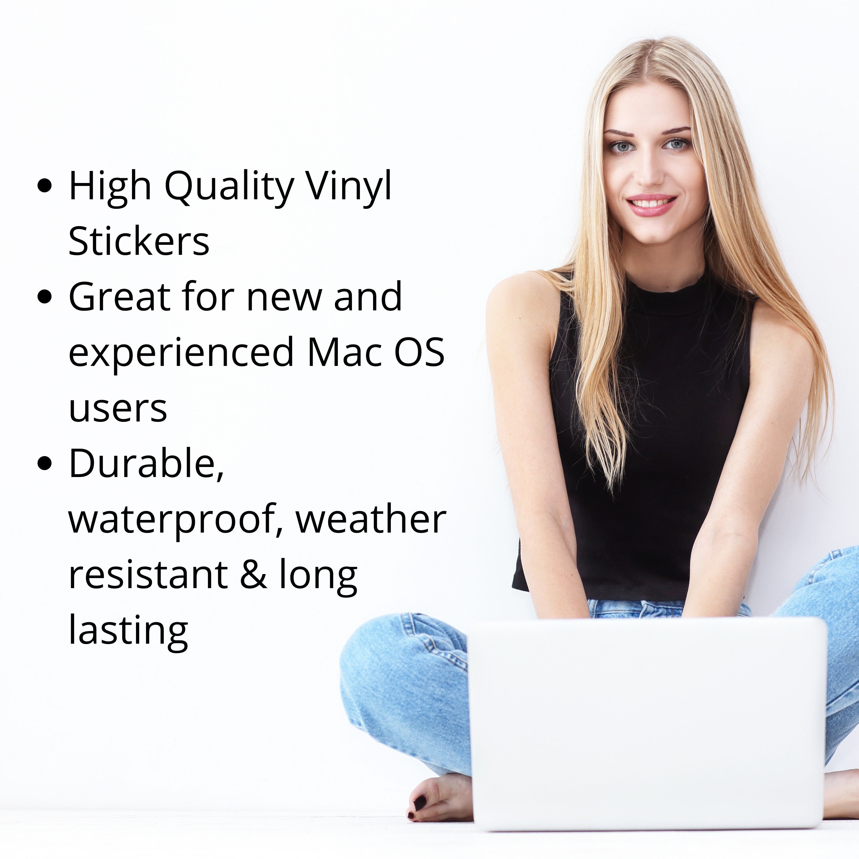 Premium Mac OS Shortcut Decal Sticker Cheat Sheet – Most Used Keyboard ...
