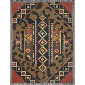Zulu Tribe - South African Pattern Throw Blanket Tapestry - Soft Touch - Eco Friendly