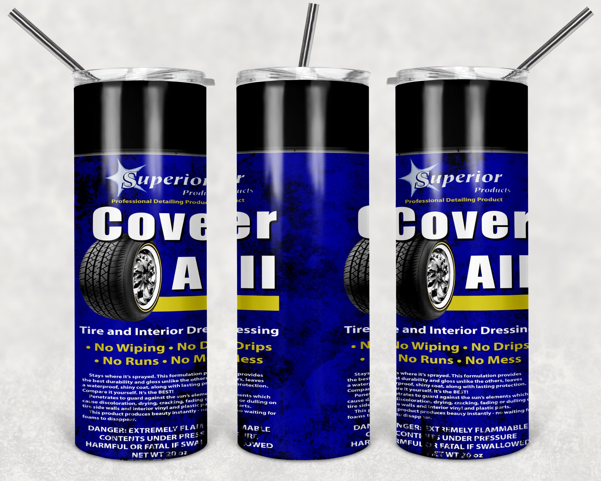 Cover All Tire Shine 20oz Skinny Straight & Tapered Etsy