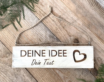 Personalisiertes Holzschild | Türschild | upcycling aus Palettenholz | individuelles Geschenk | Shabby Chic Unikat