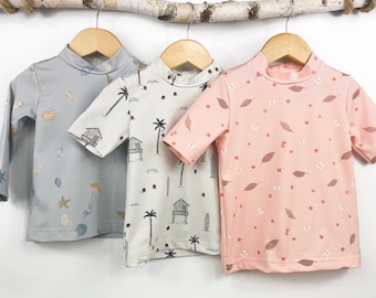 Camiseta UV / camiseta de baño para niños o bebés