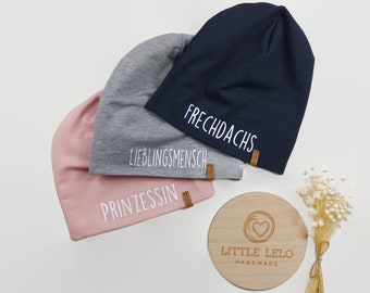 Gorros personalizados con nombre/declaración