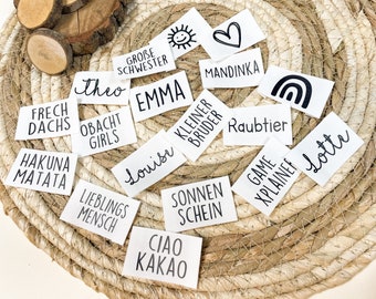 Etiqueta de algodón - personalizable