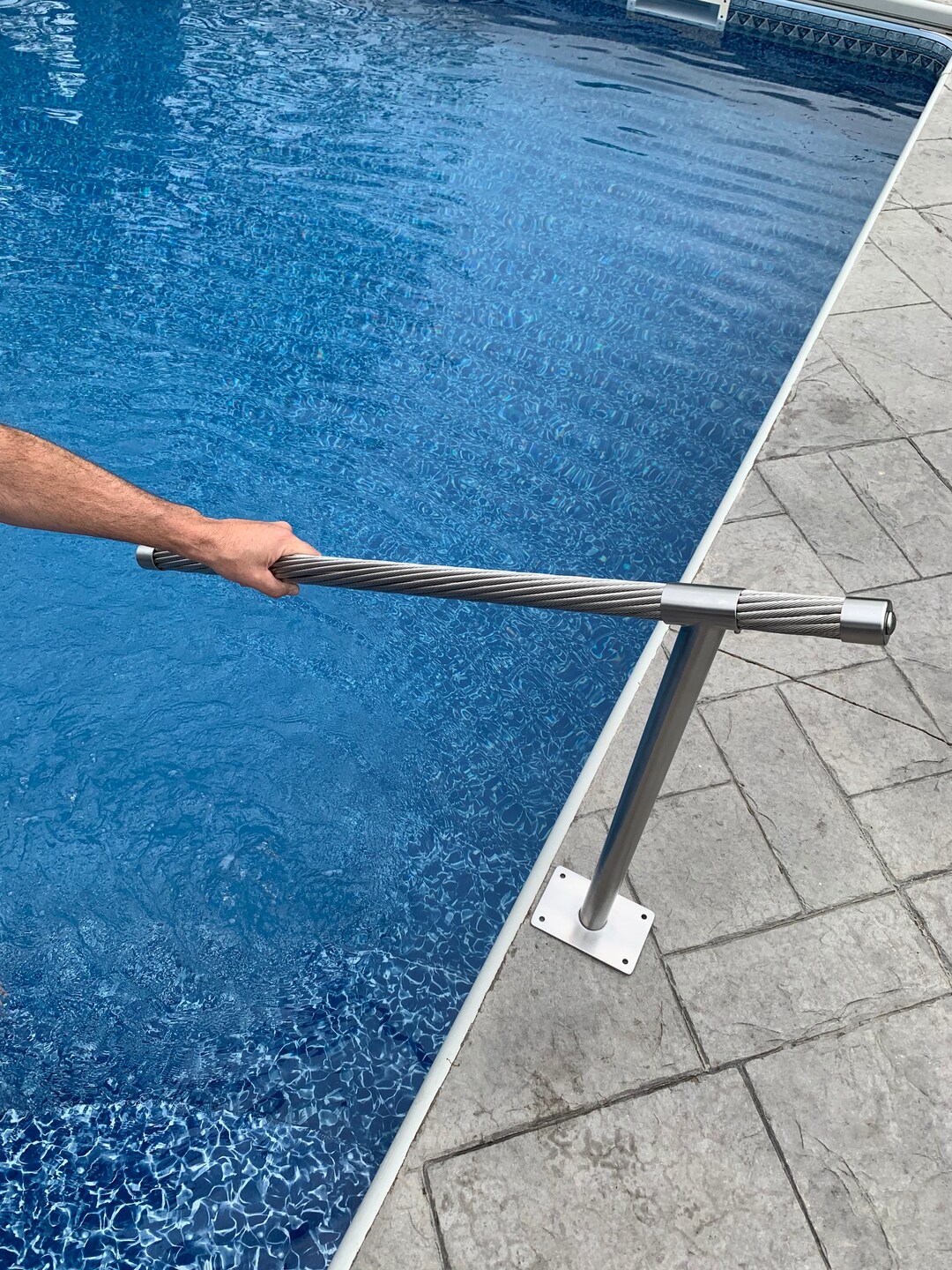 High-end Stainless Steel Pool Handrail, Pool Railing Single Post ...