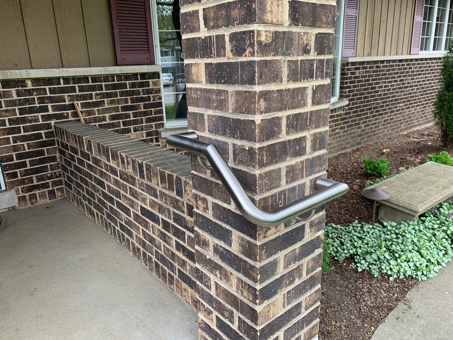 Stainless steel modern handrail corner handrail railing Etsy