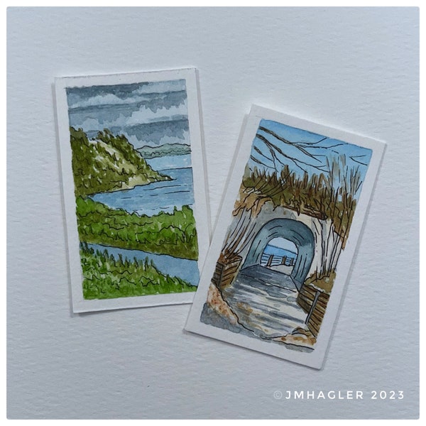 Unique Custom Miniature Landscapes - Personalized Paintings for Gift Giving