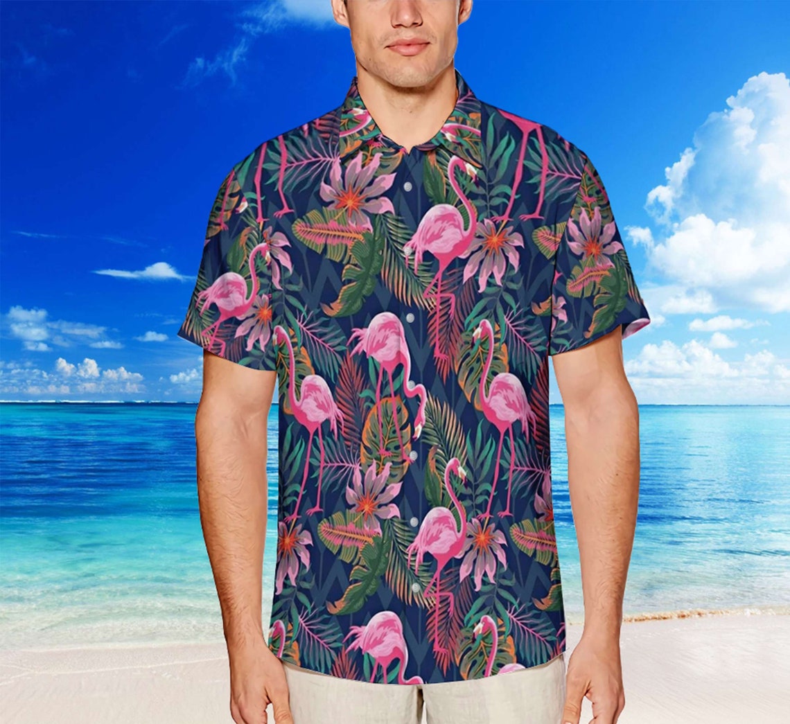 Flamingo Hawaii Shirt Flamingo Hawaiian shirt hawaii shirt | Etsy