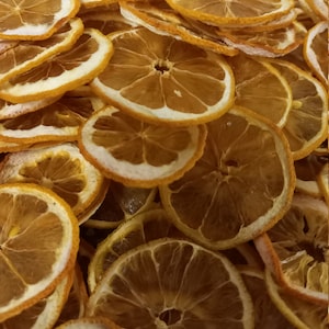 Dried lemon slices, Dried Natural fruits, Dried lemon  for warm drinks, Christmas decorations, House decorations, Eco friendly