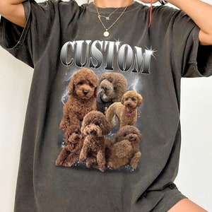 Comfort Colors® Custom Bootleg Rap PET Shirt, Custom Pet, Custom Retro Graphic 90s Tshirt, Dog Bootleg Shirts, Your Own Bootleg Your Design