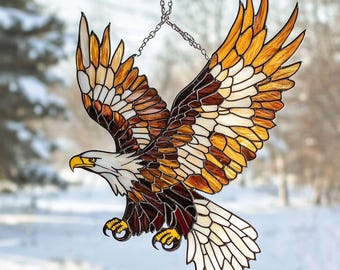 Eagle Suncatcher: Patriotic Acrylic Window Hanging