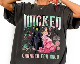 Camiseta musical de Wicked: Cambio para bien, regalo para fans de Wizard