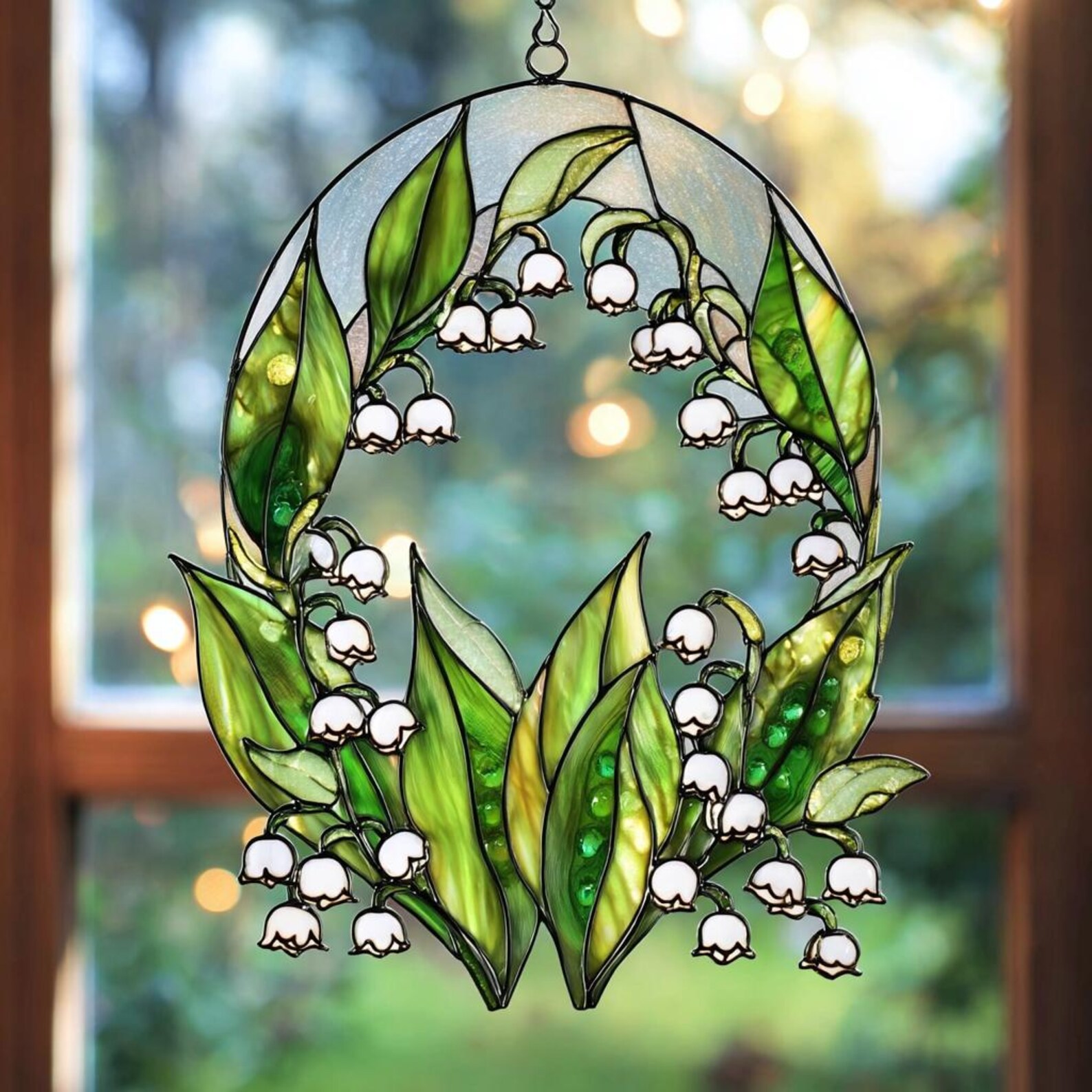 Lily of the Valley Suncatcher: Acrylic Window Decor, May Birth Flower ...