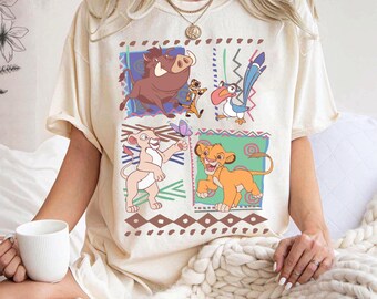 Retro König der Löwen Simba & Timon Comfort Colors Shirt