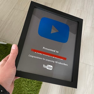 Youtube Play Button Etsy