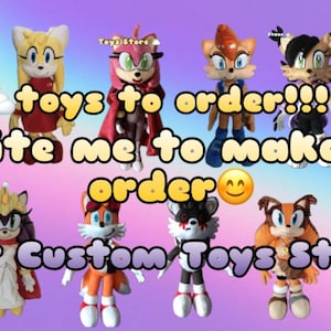 Unique plush custom toys, best gift for your loved once! Size 15 - 100cm. Commission plushies. Are sewing by drawing. Handmade with love !
