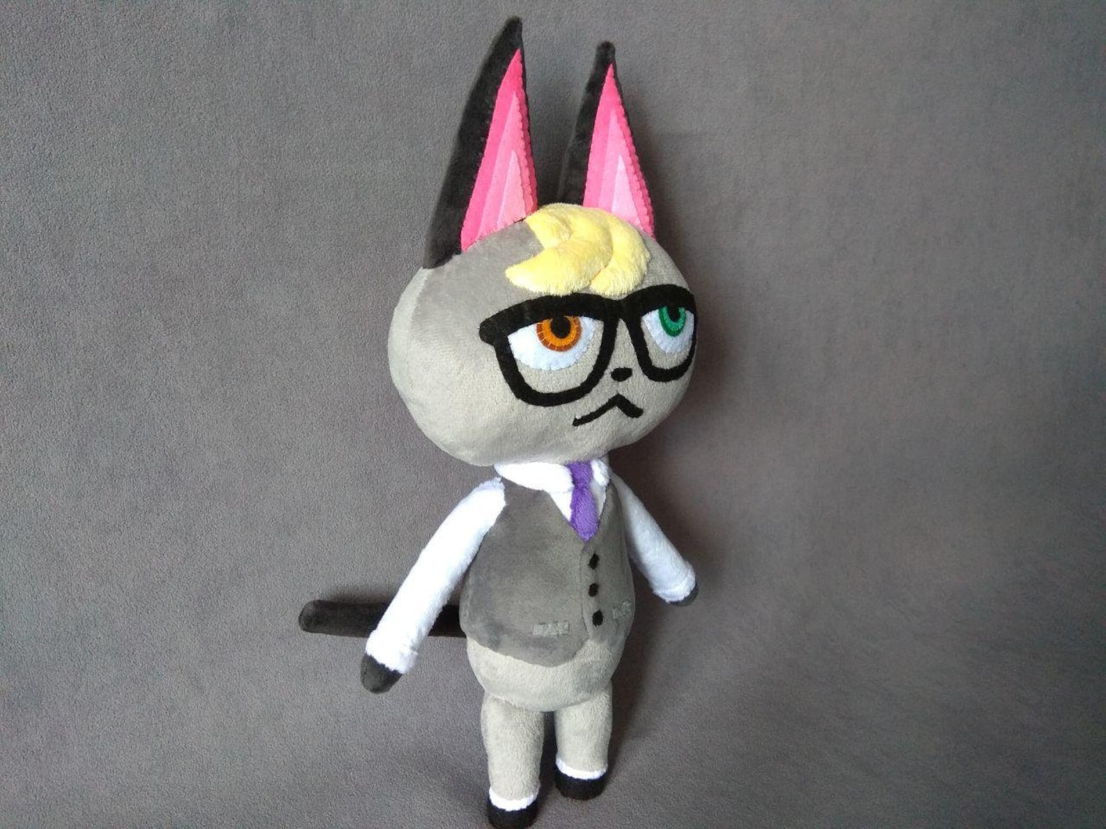 Raymond from Animal Crossing custom plush plush home decor Etsy