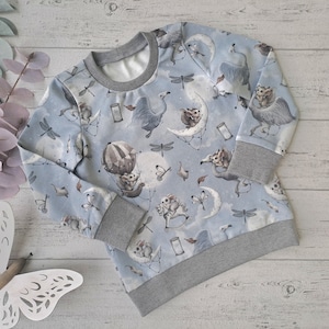 Sweatshirt Zauberhafte Tiere, Wunschgröße 68 - 158