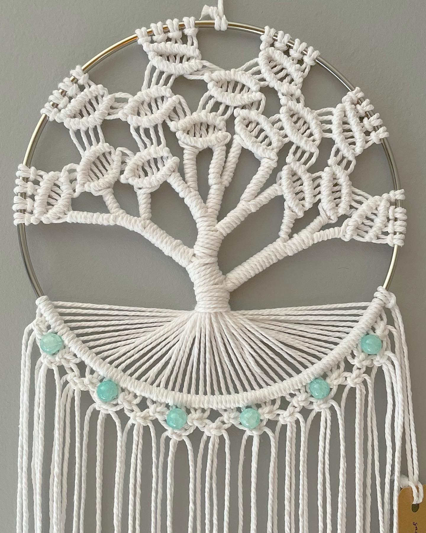 Tree of Life Wall Hanging Macrame Wall Art Bohemian Home Etsy Canada