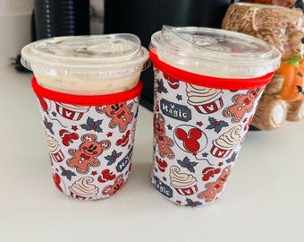 Kerstkoffiehoes | Disney-snacks Kerstmis | koffiebonen | IJskoffiemouw | Kerstkoffiehoes | Disney-snacks |