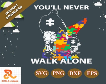 Never Walk Alone Svg Etsy