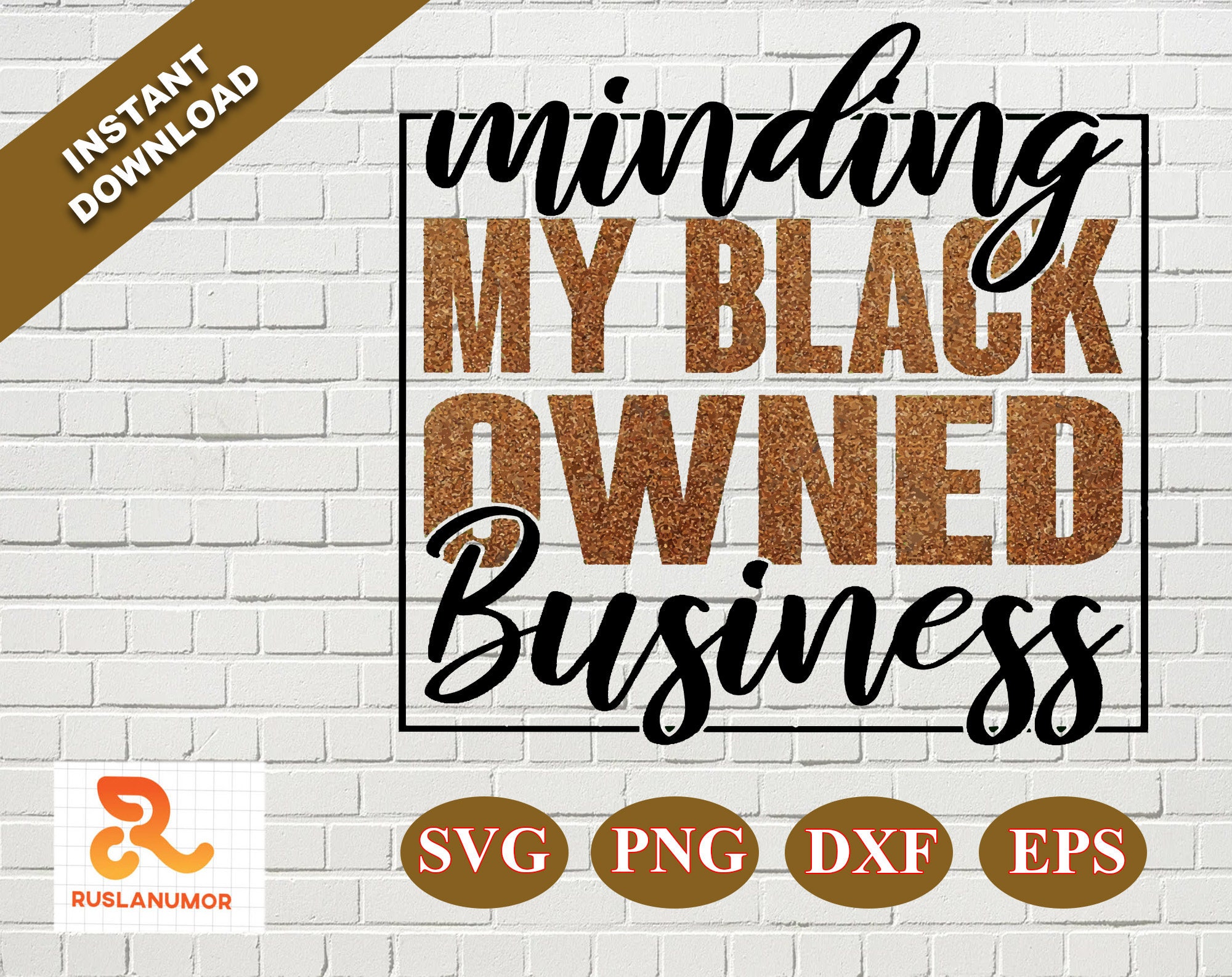 Minding My Black Owned Business SVG SVG tshirt designs Etsy