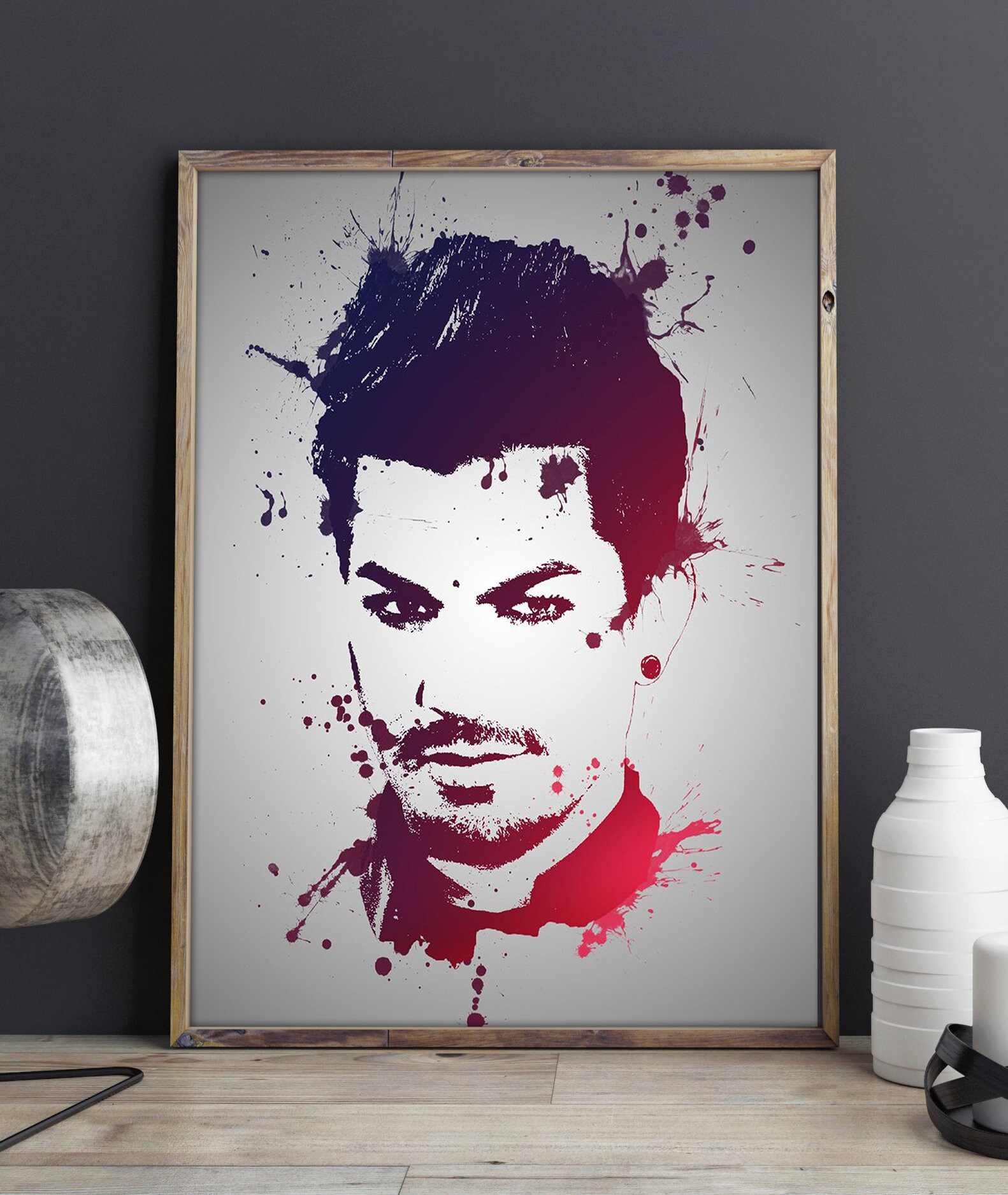 Adam Lambert Poster Wall Art Prints Art painting Home | Etsy