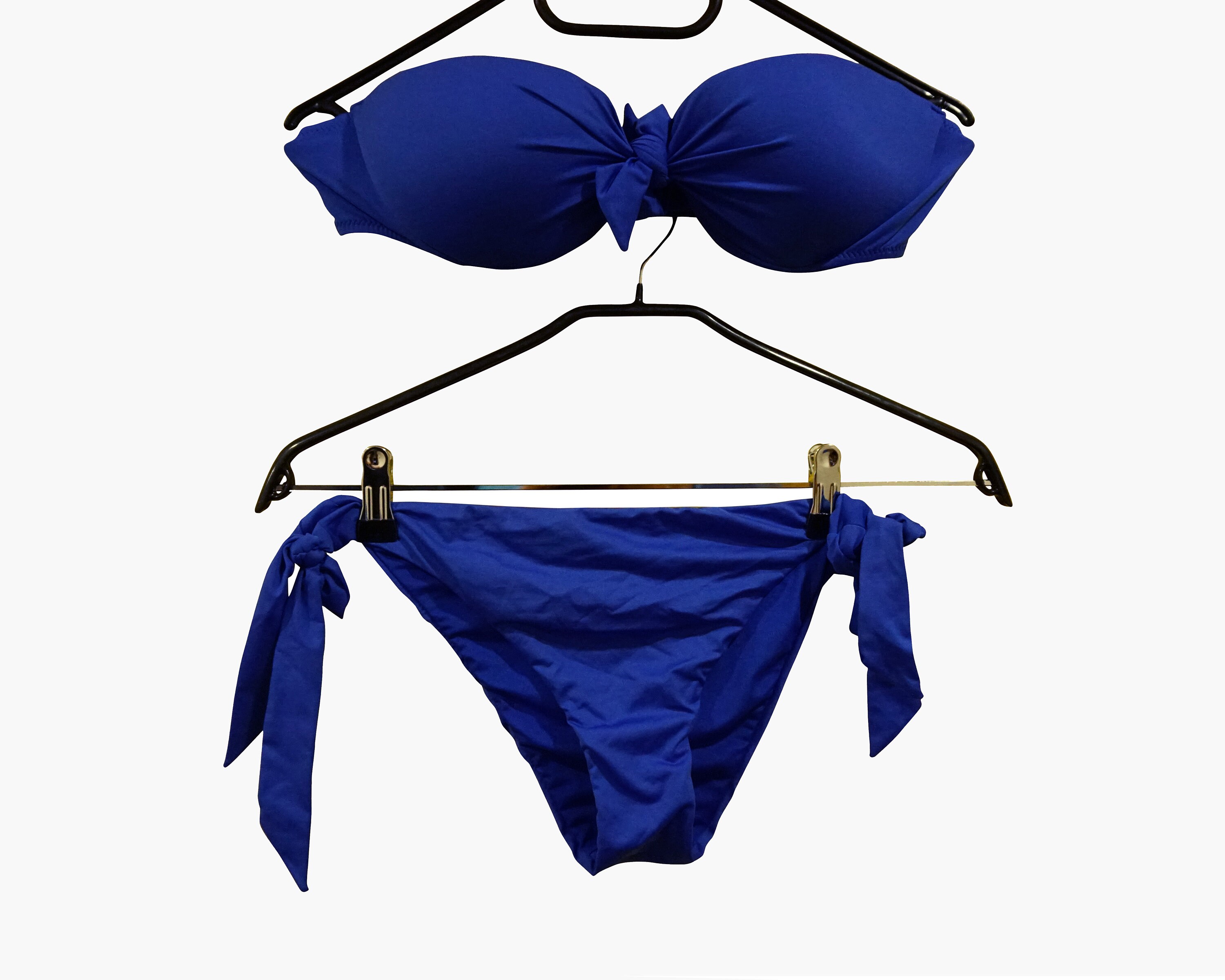 Bang om te sterven kabel onthouden Vintage Blue 2 Piece Bikini Swimsuit Brand Calzedonia - Etsy
