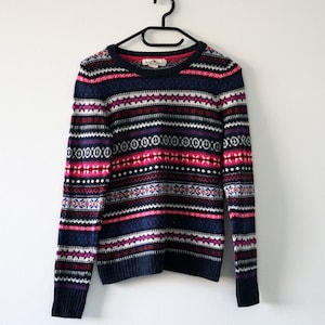Rainbow striped sweater