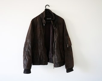 Leather Aviator Jacket
