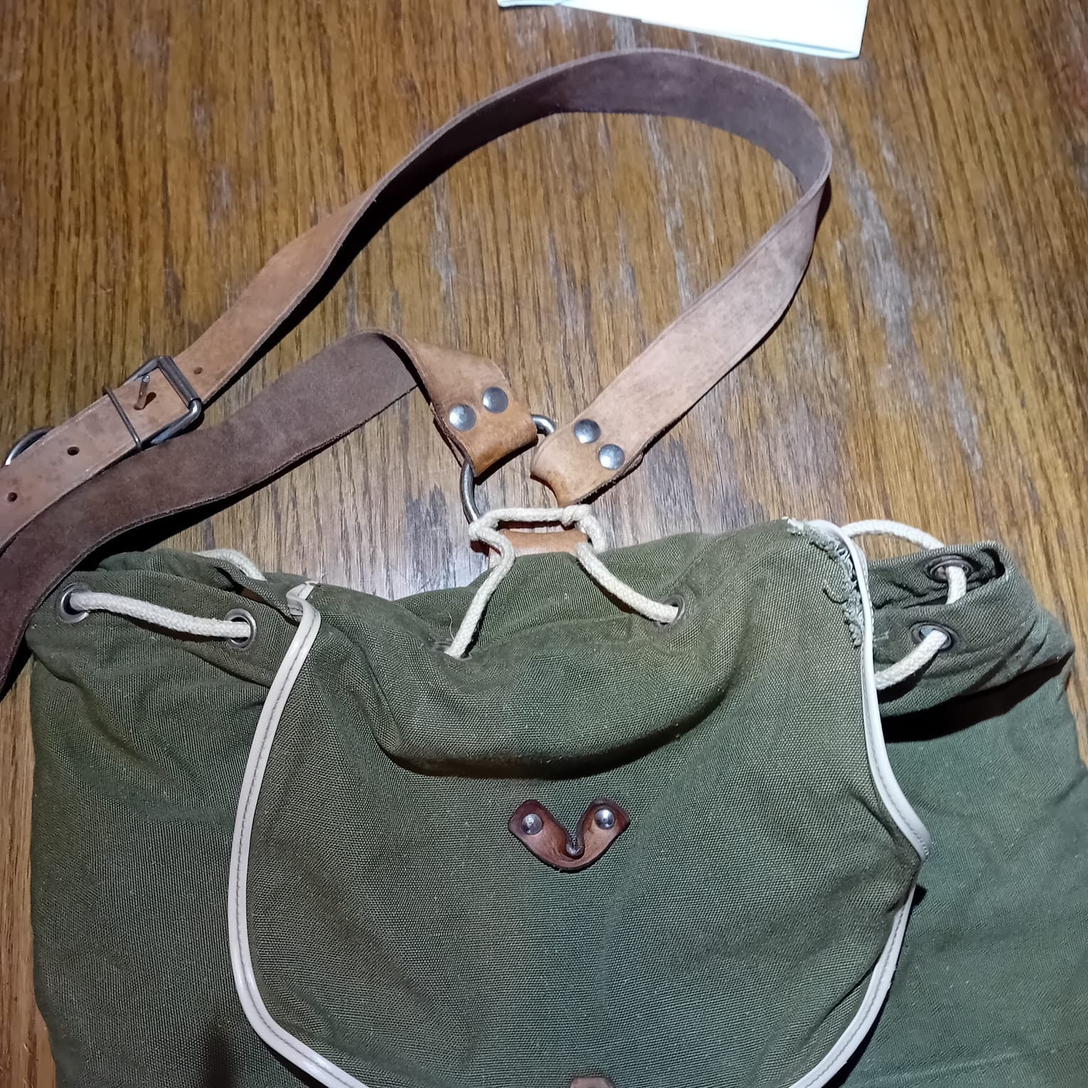 Vintage Backpack / Army Rucksack/ Hiking Backpack Brown / Vintage ...