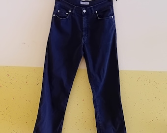 Vintage Classic Black Jean Denim Pants