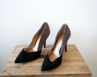 Black and brown pumps, Size 38