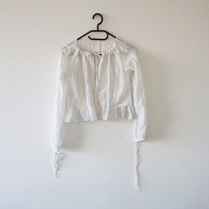 Vintage Pure Silk Blouse Sewn Lace Made in Yugoslavia 1980s