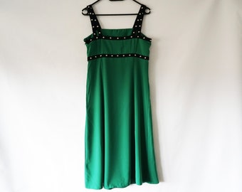 Vintage green dress, Summer Green Dress, 1990s