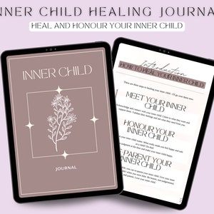Diario del Niño Interior / Libro de Trabajo del Niño Interior imprimible, Sanación del Niño Interior, Salud Mental, Diario Digital del Niño Interior, Autocuidado y Amor Propio