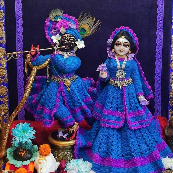 Radha Krishna Jodi Dress