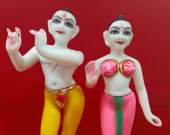 Radha Krishna - Iskcon - Marble Statue - Divine power