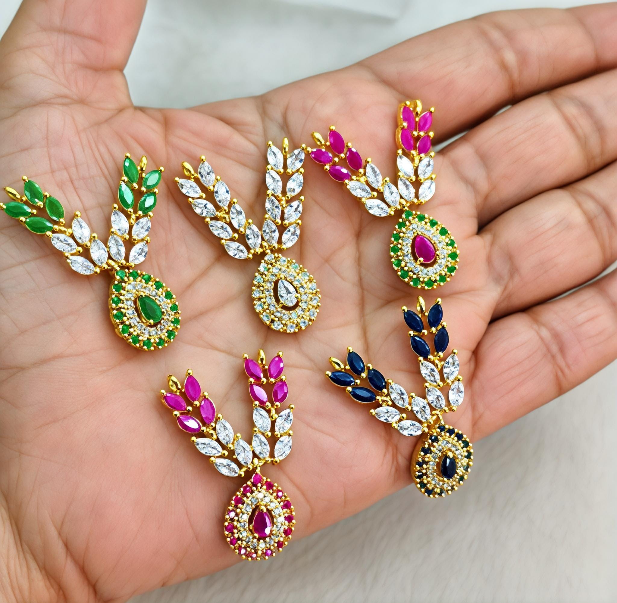 AD necklace for Deities - Handmade deity jewellery from Arya Creations