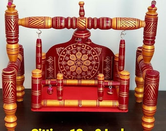 Wooden Swing/Jhula for Krishna Ji - Beautifully crafted
