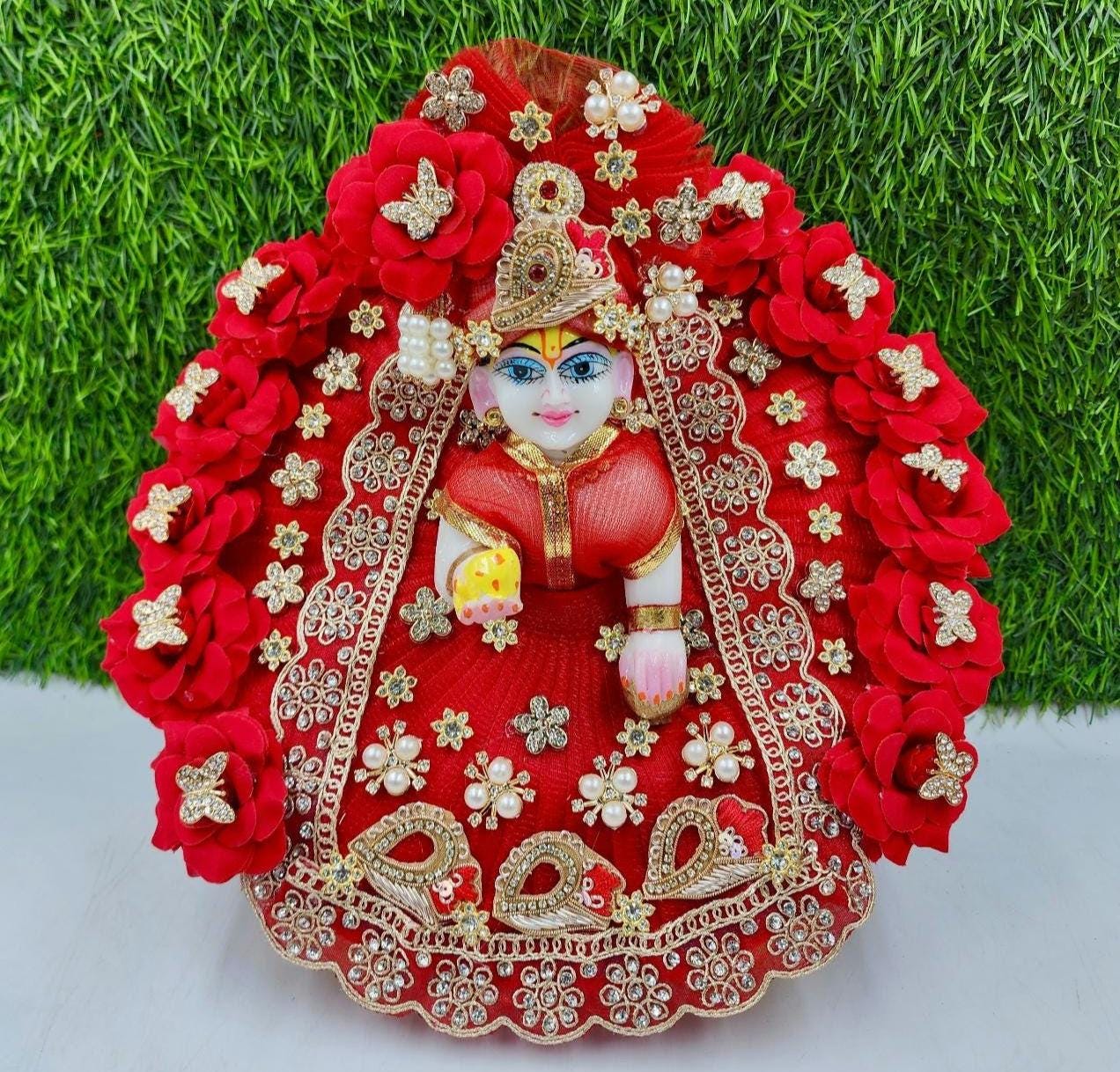 Set of 4 Laddoo Gopal Dress - Beautifully crafted 2