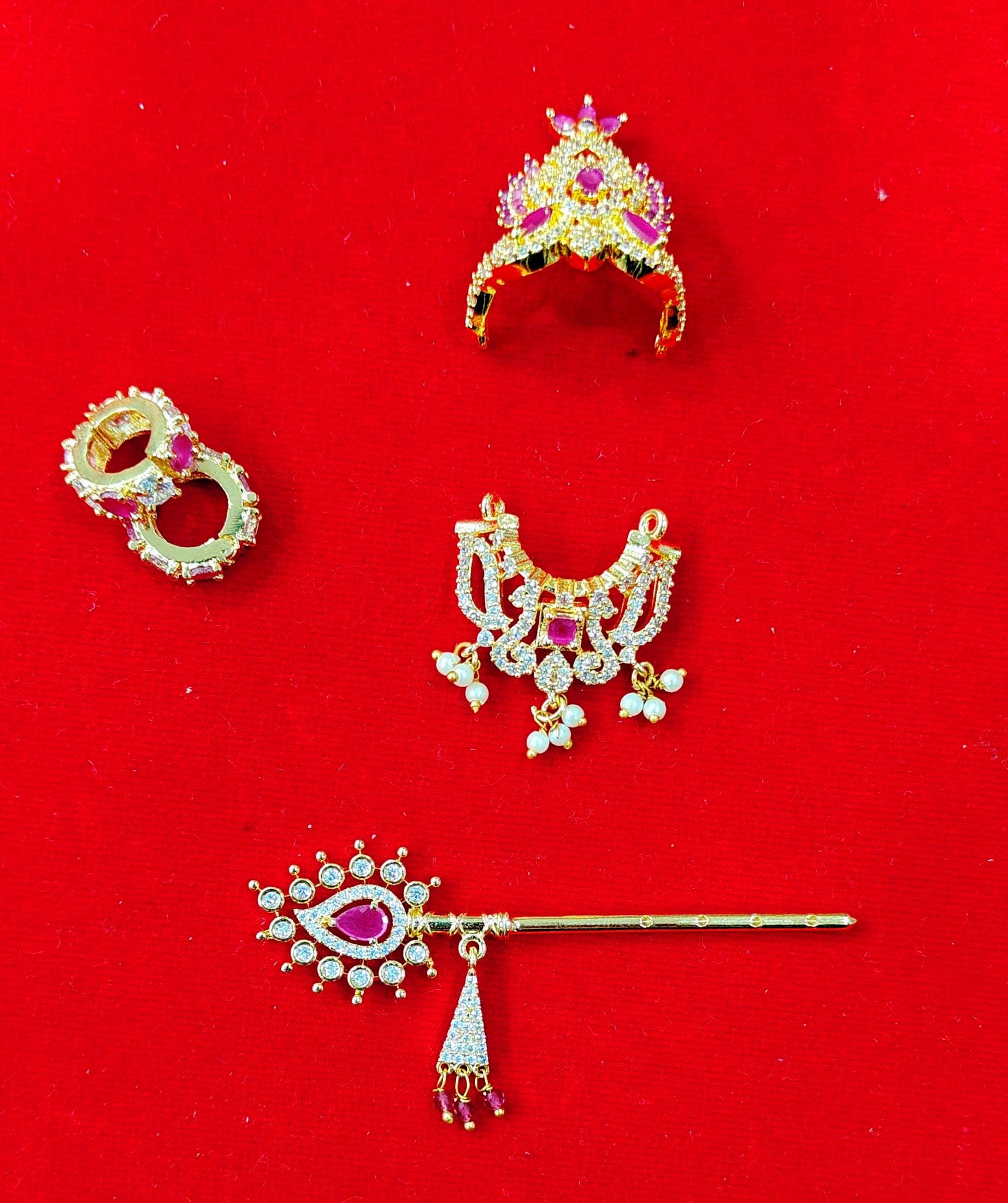 AD Jewellery set for Laddu Gopal Ji - For Size 1 and 2 2