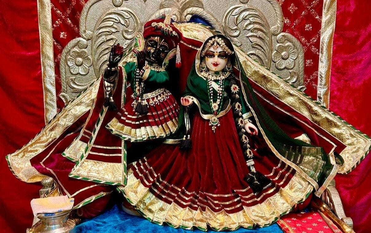 Radha Krishna Jodi Dress - High quality Handwork