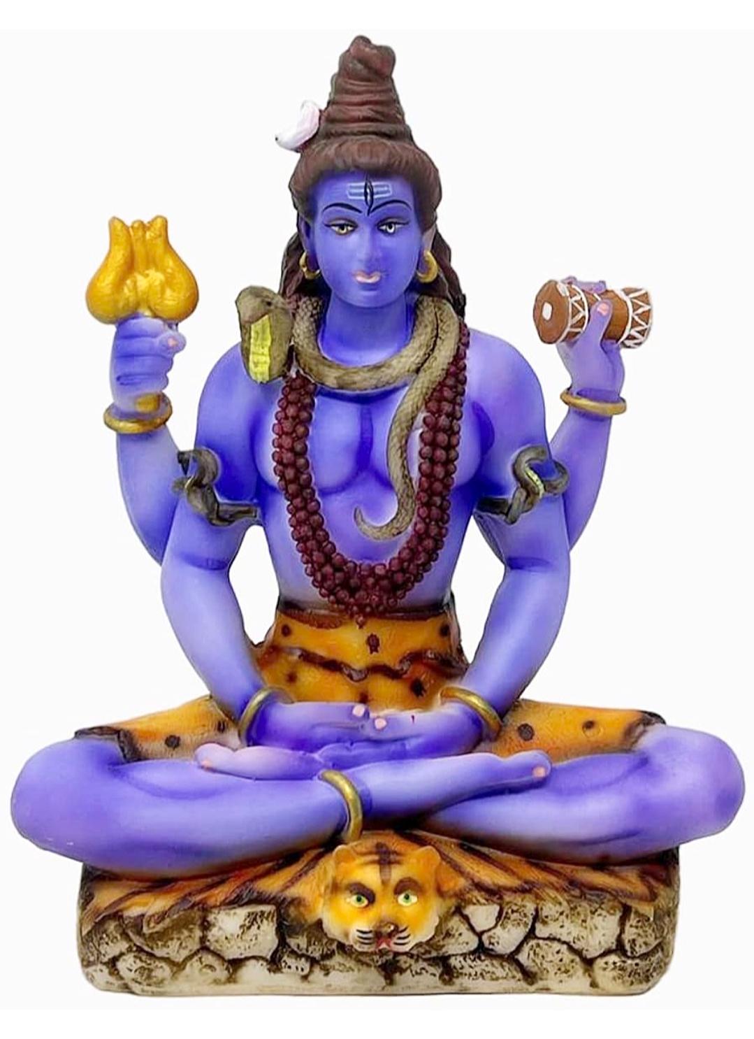 Lord Shiva - 8 inch Statue - Handmade statues from Arya Creations