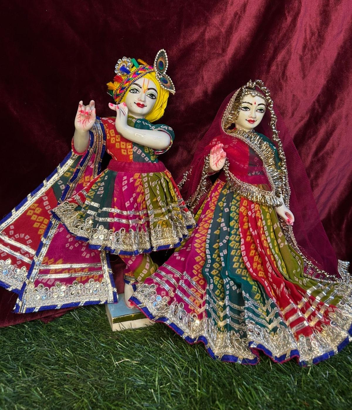 Radha Krishna Jodi Dress - High quality Handwork 2