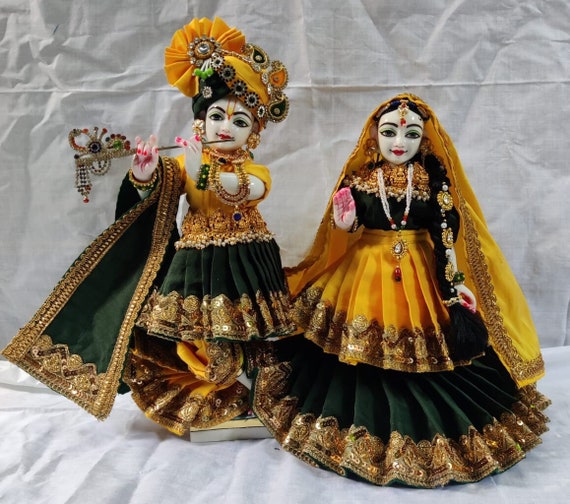 Radha Krishna Jodi Dress High Quality Handwork Etsy