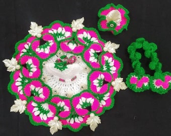 Robe chaude en laine Laddu Gopal Ji