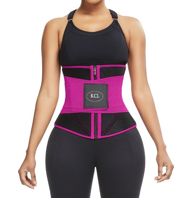 Waist Trainer for Women, Latex Double Band Waist Trainer, Fitness