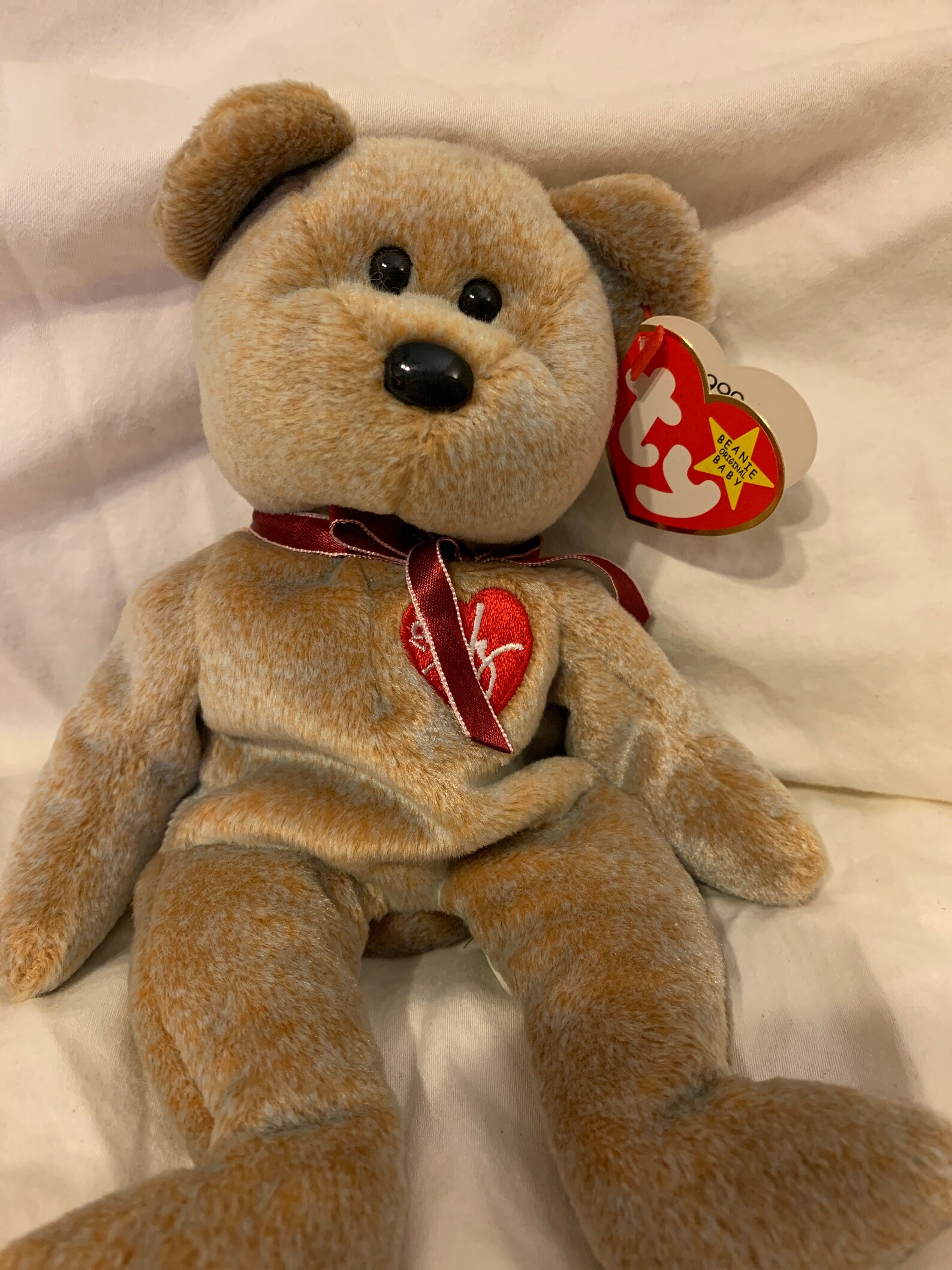 Retired 1999 Signature Bear Ty Beanie Baby Etsy